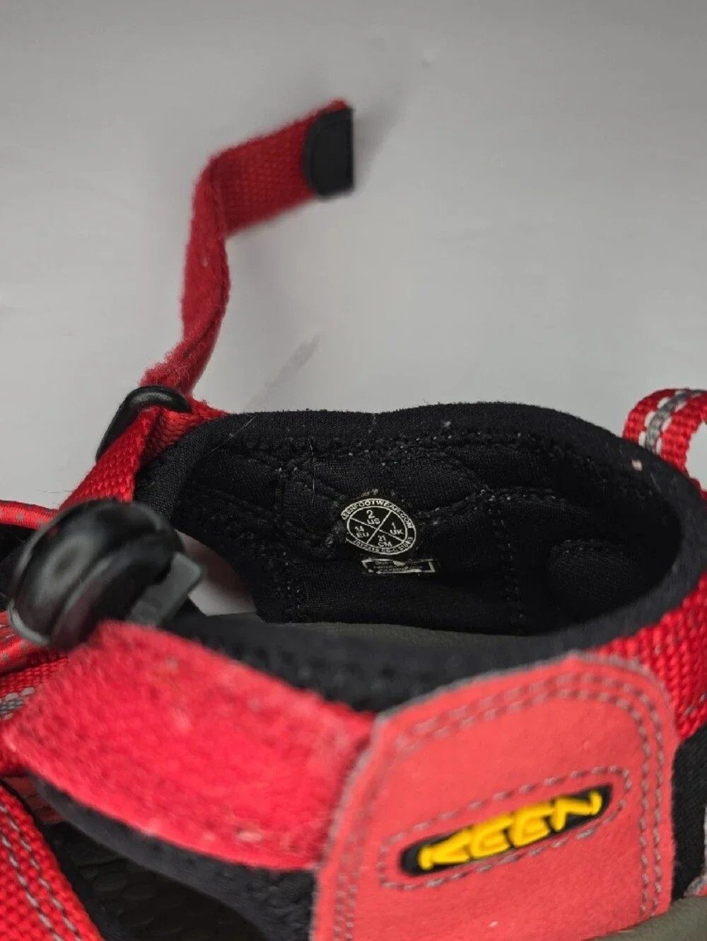 Keen sturdy closed